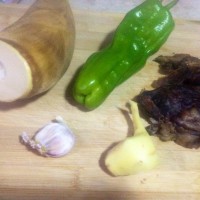 腊肉炒冬笋(鲜美下饭菜)的做法图解1