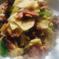 腊肉炒冬笋(鲜美下饭菜)的做法图解8
