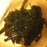 海带丝炒肉的做法图解1