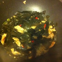 海带丝炒肉的做法图解6