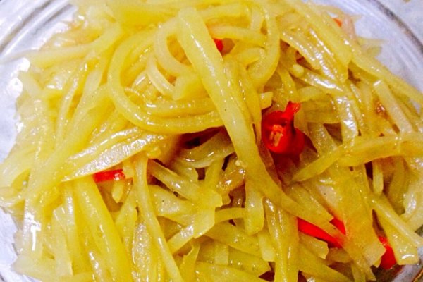 醋溜土豆丝儿 超级简单版!的做法