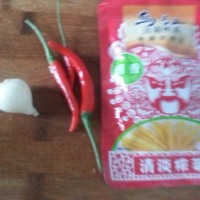 肉末榨菜盖豆腐—乌江榨菜的做法图解3