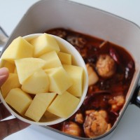 拉歌蒂尼菜谱:大盘鸡的做法图解4