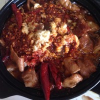 水煮肥肠鸭血嫩豆腐—冬季暖身的做法图解8