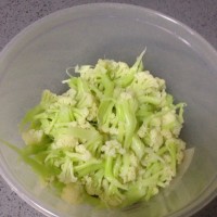 秘制清炒散花菜的做法图解2