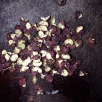 秘制清炒散花菜的做法图解3