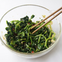 芝麻枸杞拌菠菜的做法图解8