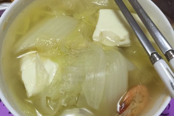 鲜虾白玉汤的做法