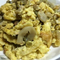 榨菜炒鸡蛋---别名榨菜芝士炒鸡蛋的做法图解7