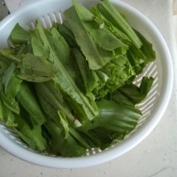 豆豉鲮鱼油麦菜的做法图解3