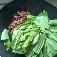 豆豉鲮鱼油麦菜的做法图解4