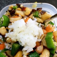 宝宝最爱 秋葵腰果炒虾仁的做法图解5