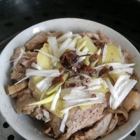 荷叶饼夹肉的做法图解12