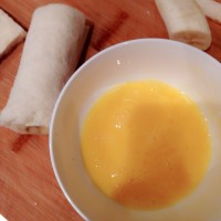 香蕉芝士土司卷的做法图解3