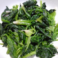 菠菜粉丝汤的做法图解3
