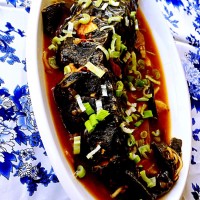 红烧鲟鱼的做法图解11