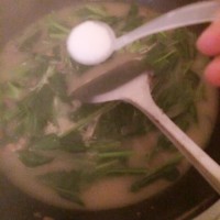 养颜猪肝菠菜汤的做法图解18