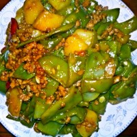 肉沫豆角土豆的做法图解5