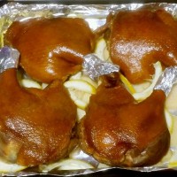 香柠檬烤鸭肶的做法图解8