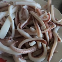 鲜韭鱿鱼的做法图解5