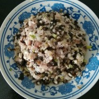虎皮青椒酿肉的做法图解2