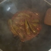 虎皮青椒酿肉的做法图解9