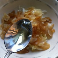 白菜心拌海蜇的做法图解3