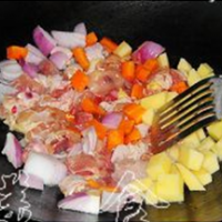 咖喱鸡肉饭的做法图解2