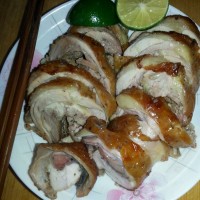 柠香烤鸡肉卷的做法图解6