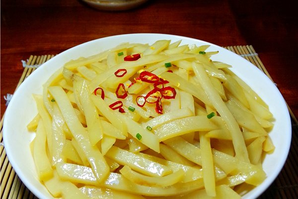 酸辣土豆条的做法