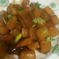 蚝油鲍汁萝卜的做法图解6