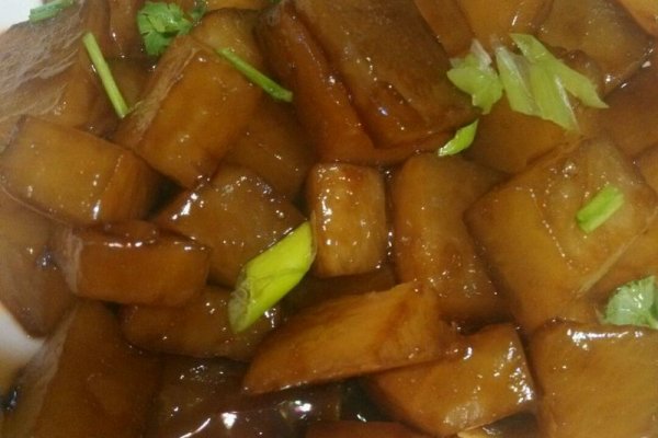 蚝油鲍汁萝卜的做法