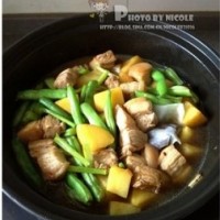 土豆炖豆角的做法图解12