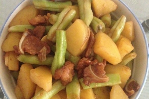芸豆炖土豆的做法