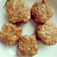 香煎藕饼的做法图解8