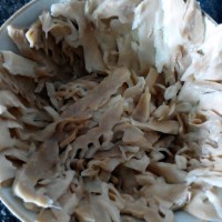 笋干扣慈姑的做法图解4