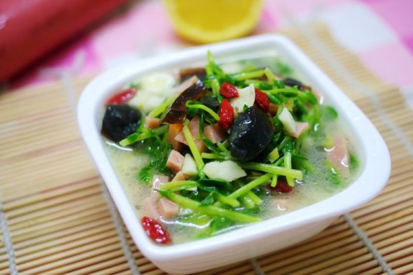 上汤豆苗的做法
