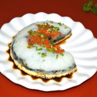 三色蒸蛋的做法图解8