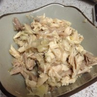 营养早餐~鸡肉蛋花粥的做法图解3