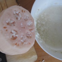 蜜汁糯米藕的做法图解4