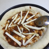 玉米培根披萨的做法图解5