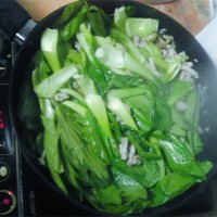 上海青炒肉的做法的做法图解7