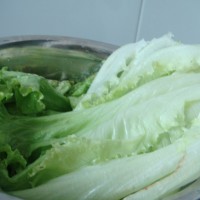 生菜新吃法~油淋生菜的做法图解1