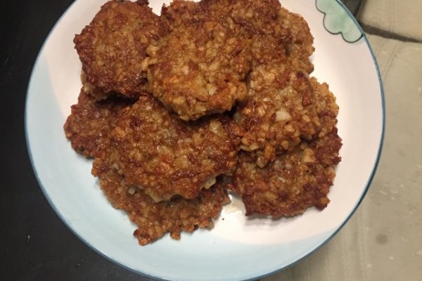 焦香藕饼的做法