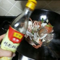 姜葱炒花蟹的做法图解4