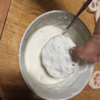 炸藕盒的做法图解2