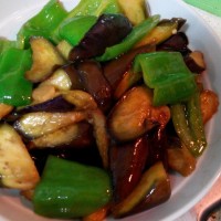 青椒炒茄子——少油健康版的做法图解6