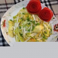 韭黄炒鸡蛋的做法图解11
