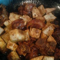 芋头焖排骨的做法图解9