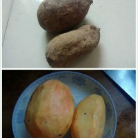 家乡味:想念奶奶的味道之红薯汤的做法图解1